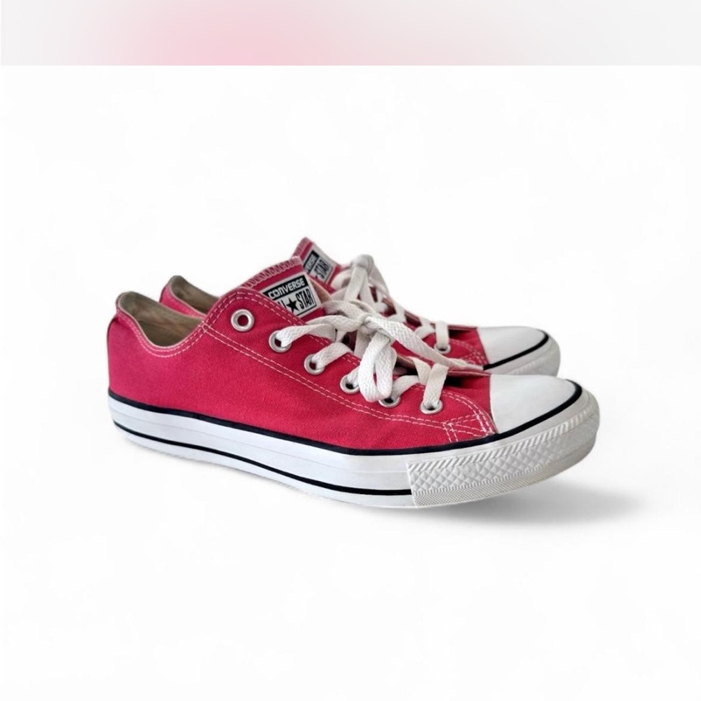 Converse Chuck Taylor All Star Low Sneaker Canvas Hot Pink Womens Size 10